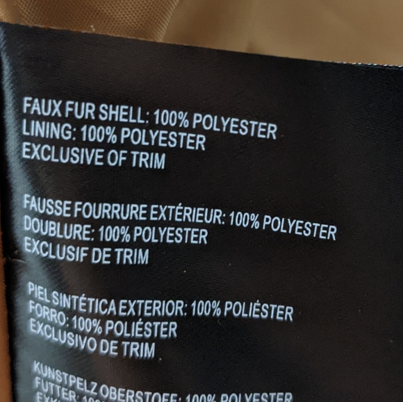 New XS Collection B Teddy Bomber Camel color - Picture 8 of 10